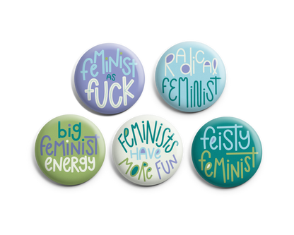 Feminist Button Bowl