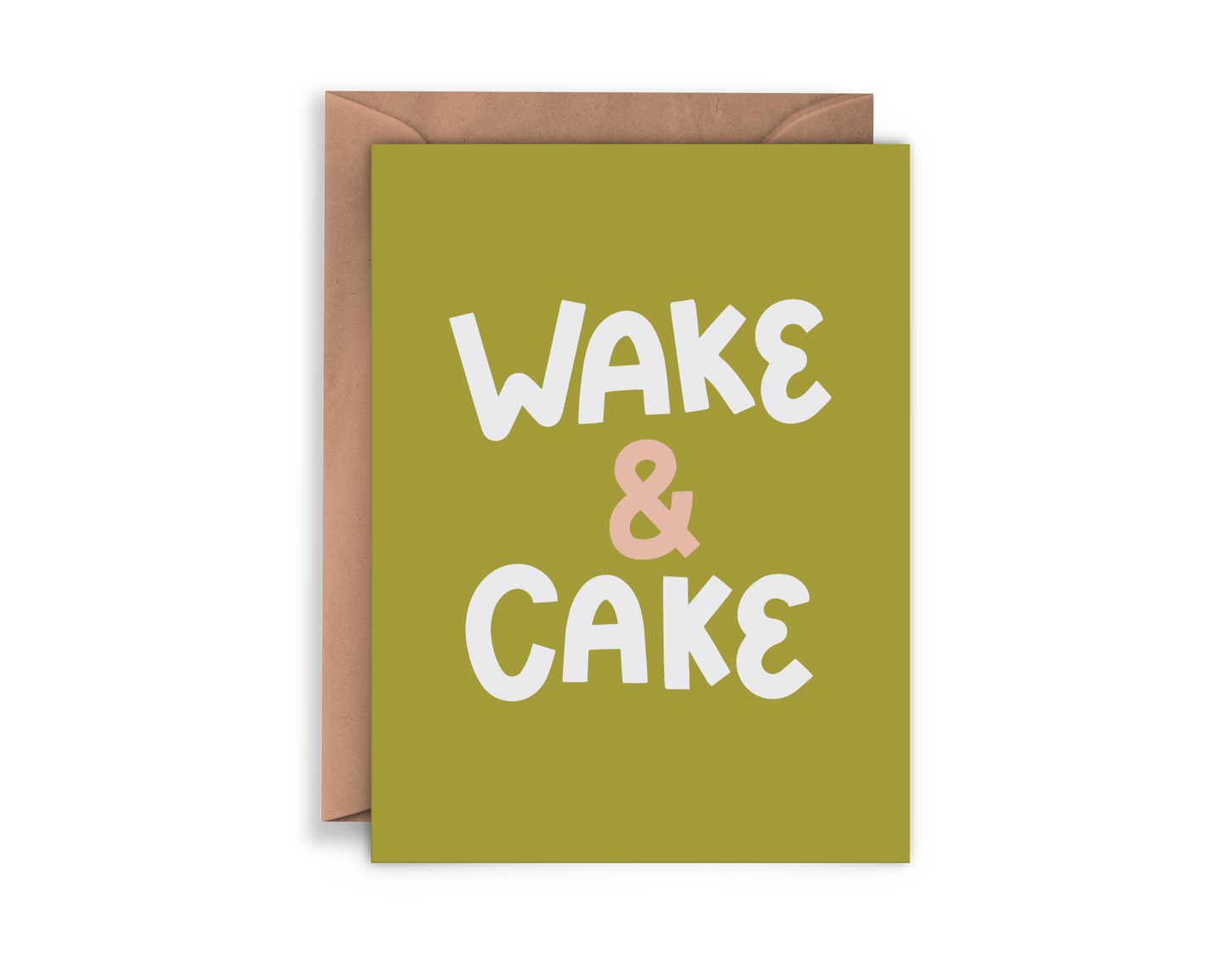 Wake & Cake Card