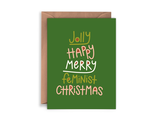 Jolly Happy Merry Feminist Christmas
