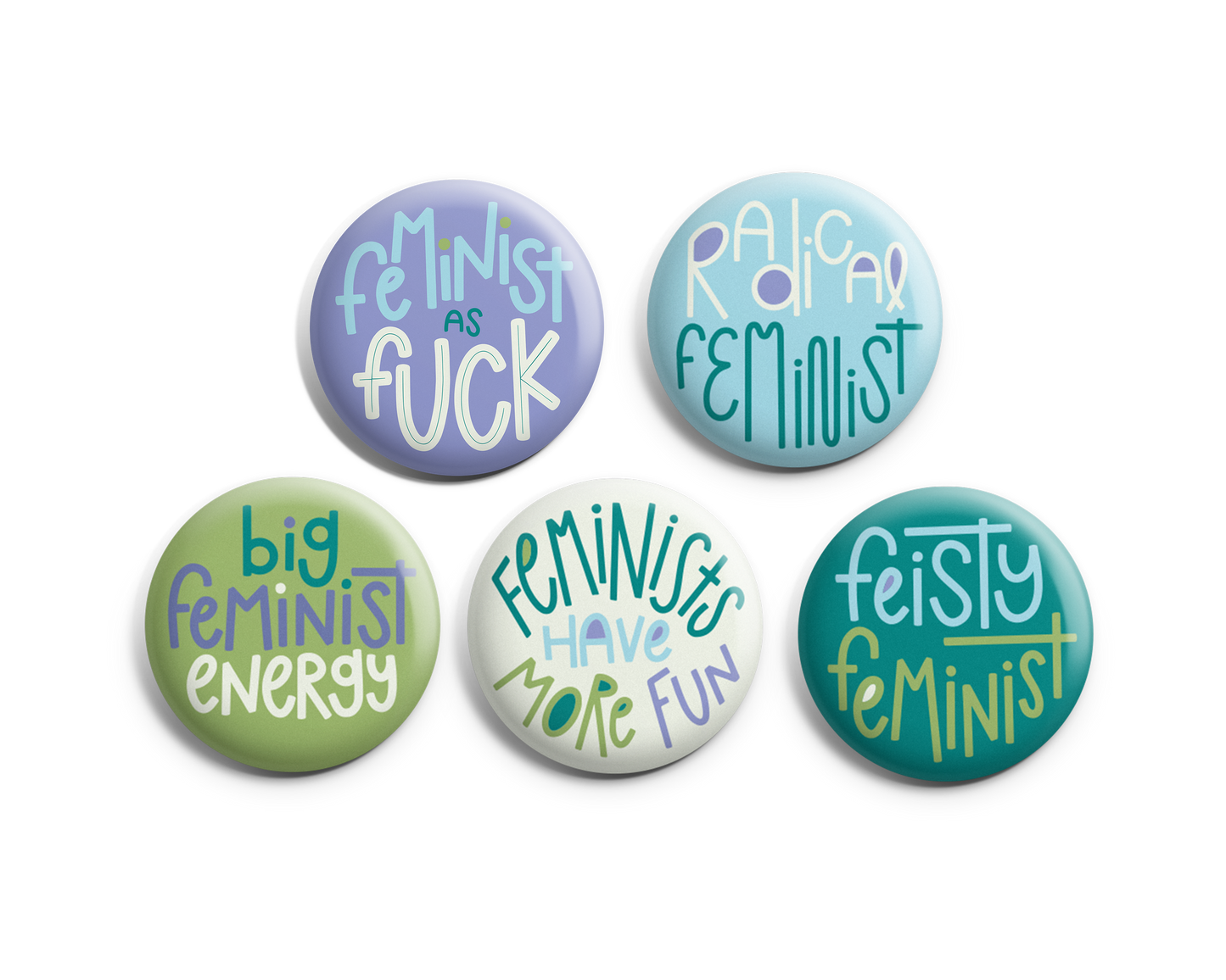 Feminist Button Bowl