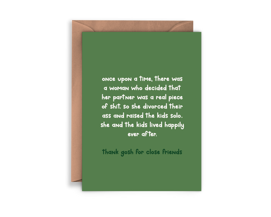 Divorced and Free Greeting Card