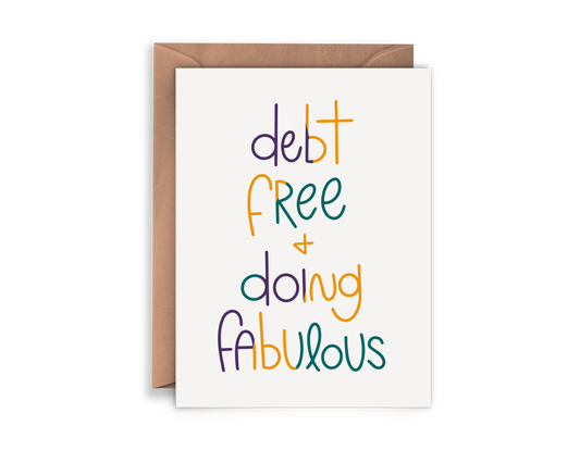Debt Free and Doing Fabulous