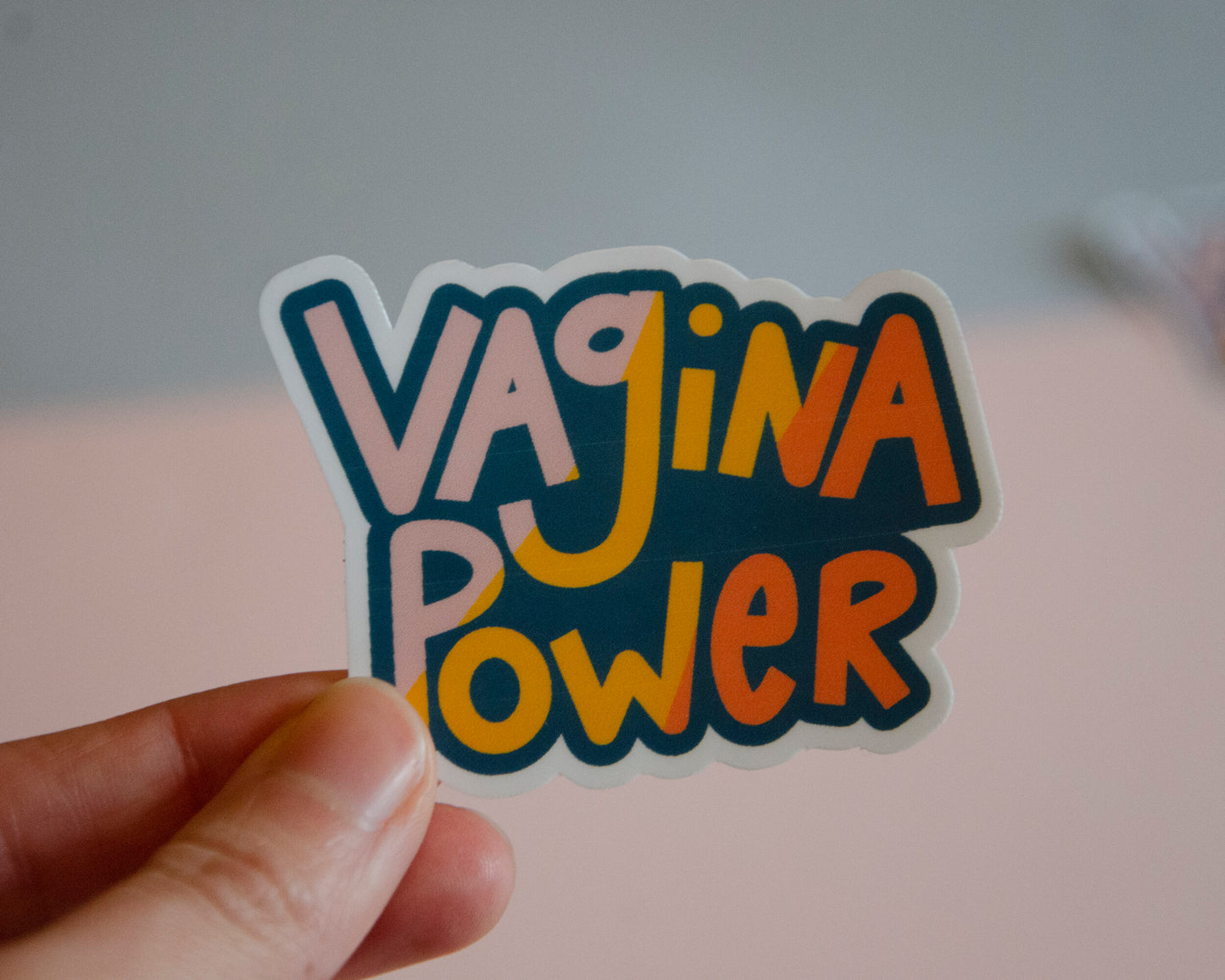 Vagina Power Sticker