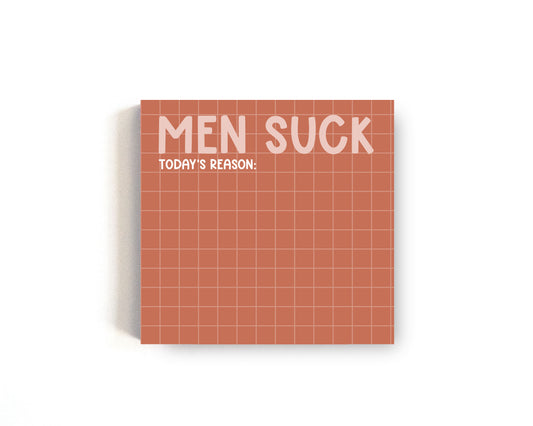 Men Suck Sticky Notes