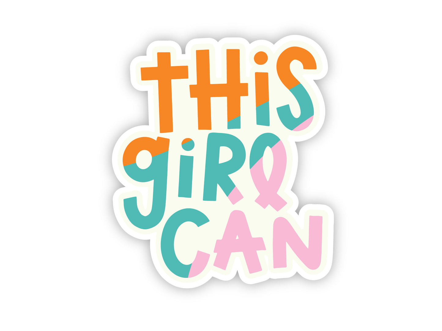 This Girl Can Sticker
